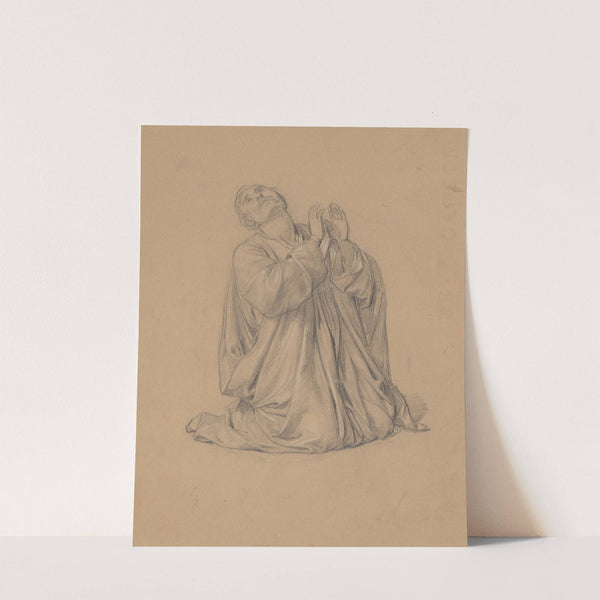 Study of the figure of St. Matthias to the painting 'Martyrdom of St. Matthias' by Józef Simmler