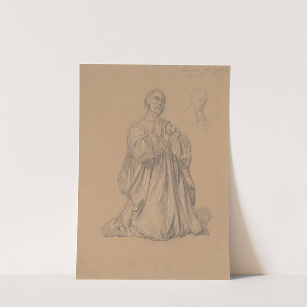 Study of the figure of St. Matthias to the painting 'Martyrdom of St. Matthias' by Józef Simmler