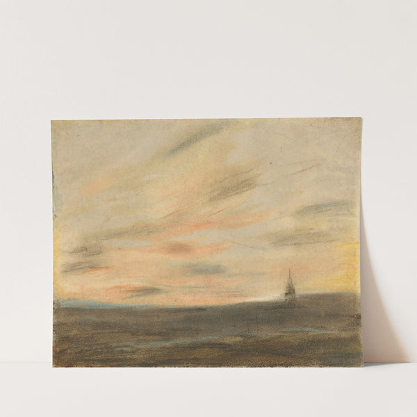 Study Of The Frépillon Sky by Eugène Delacroix
