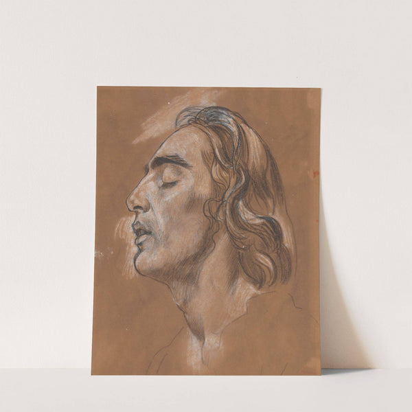 Study of the Head of a Man by Léon Riesener