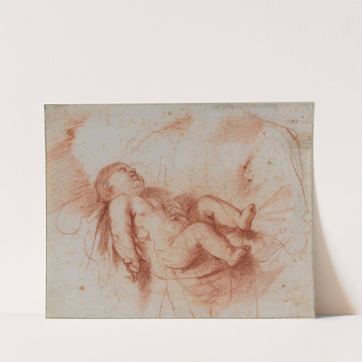 Study of the Infant Christ Child Held by Saint Simeon by Guercino
