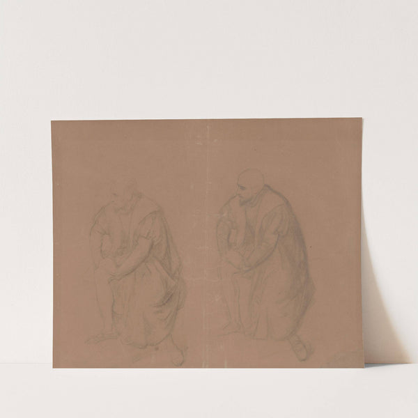 Study of the king's figure for the painting 'Death of Barbara Radziwiłł' by Józef Simmler