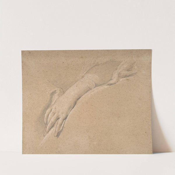 Study of the left hand of Mme de Pompadour by François Boucher