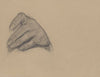 Study of the left hand of WÅadysÅaw JagieÅÅo for the painting ‘Queen Jadwiga’s Oath’