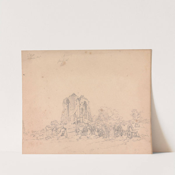 Study of the Ruins of an Abbey by James Moore