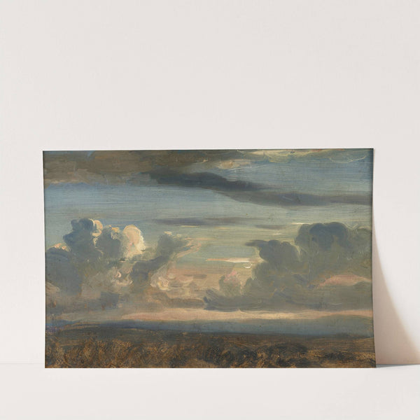 Study of the sky at sunset by Nicolas Louis Cabat