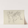 Study of three putti (ca. 1800–1844) by Ferdinand Piloty