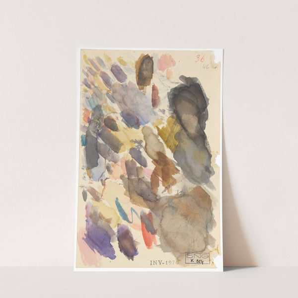 Study of Tree Trunks Grown into the Rocks by Friedrich Carl von Scheidlin