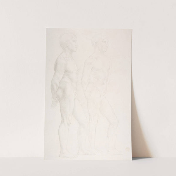 Study of Two Figures (1837–1911) by Alphonse Legros