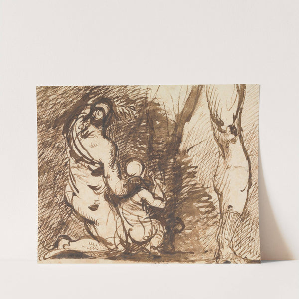 Study of Two Figures and Two Legs by Benjamin Robert Haydon