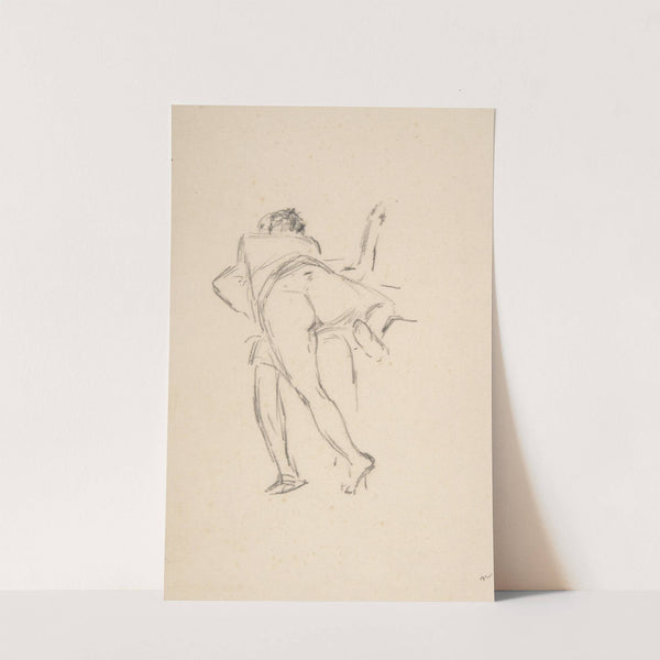 Study of two figures, one lunging at the other (ca. 1870) by Félicien Rops