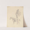 Study of Two Horses by Sawrey Gilpin