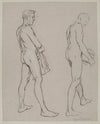 Study of Two Male Nudes (1890)