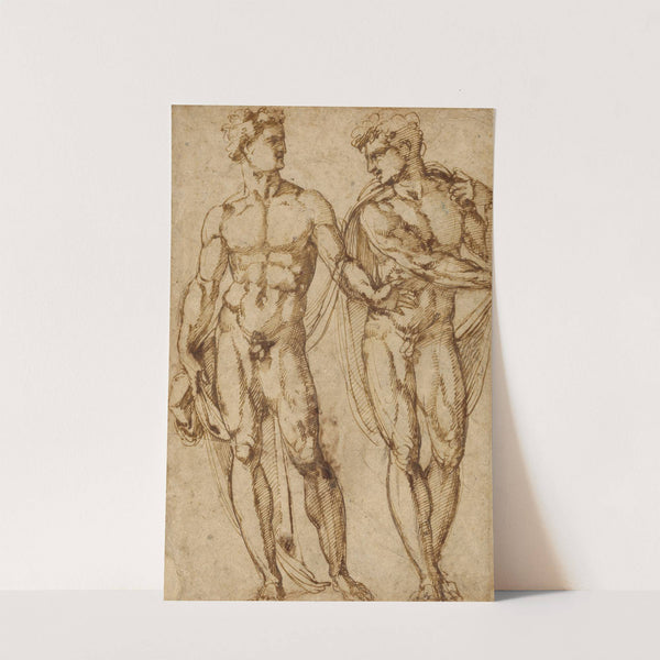 Study of Two Men (1525) by Baccio Bandinelli