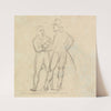 Study of Two Men Standing, While in Conversation by Benjamin Robert Haydon