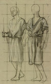 Study of Two Standing Figures
