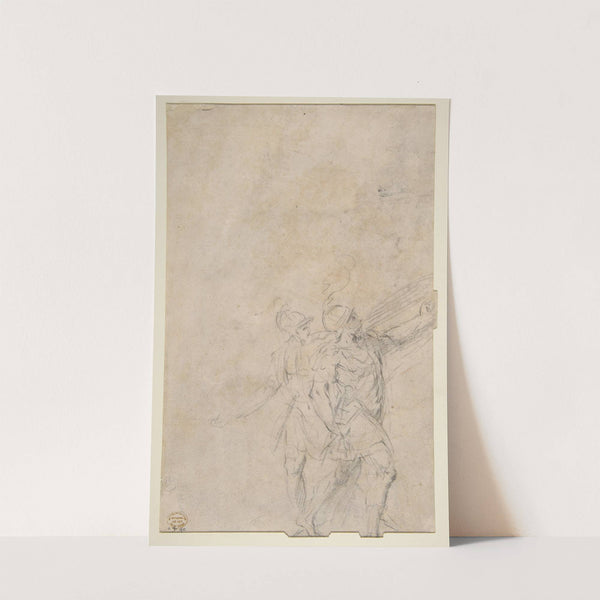 Study of two warriors by Bernardino Poccetti