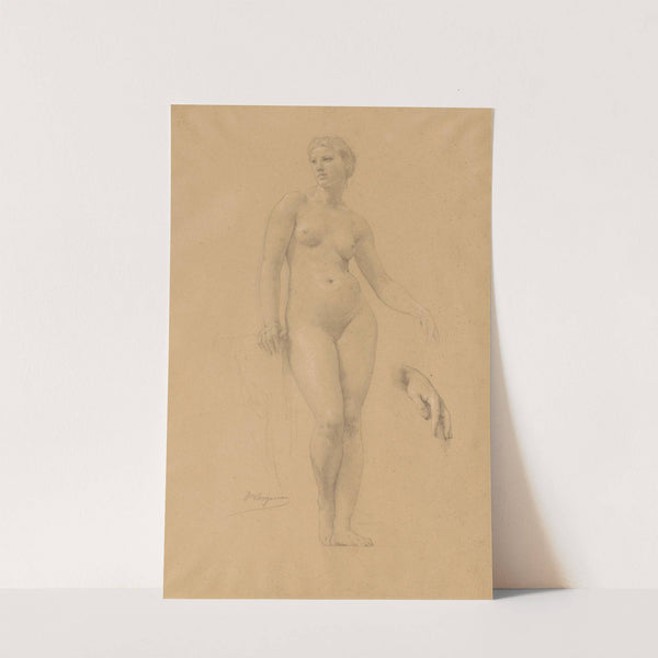 Study Of Venus For ‘apollo And The Muses In Olympus’ (C. 1867) by William Bouguereau