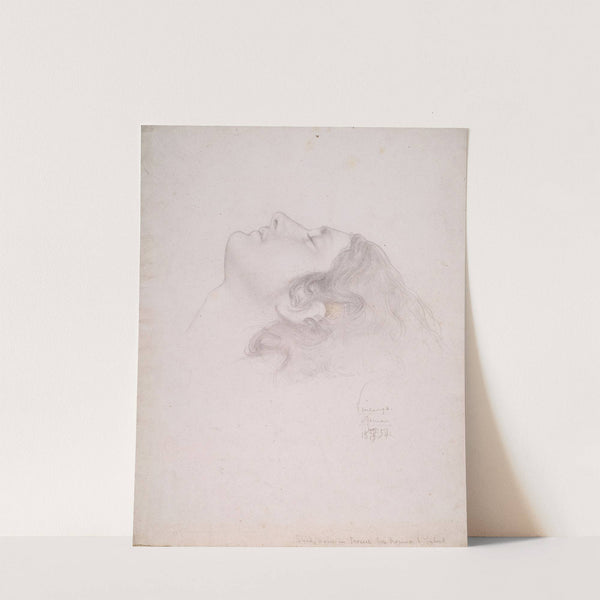 Study of Vicenzo for the Head of Romeo in Reconciliation of the Montagues and the Capulets (1854) by Frederic Leighton