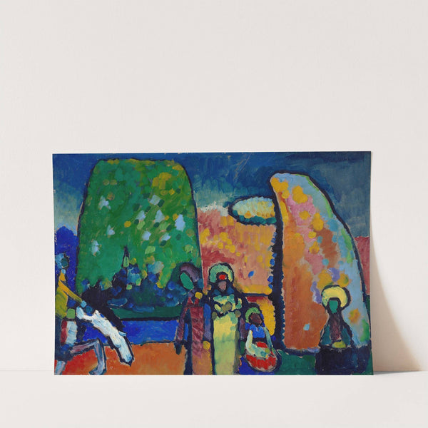 Study on Improvisation No. 2 (Funeral March) by Wassily Kandinsky