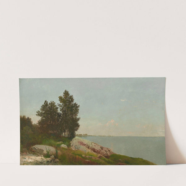 Study on Long Island Sound at Darien, Connecticut (1872) by John Frederick Kensett