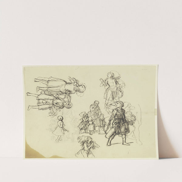 Study sheet; Children by Jakob Becker