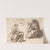 Study Sheet with Two Seated Children and an Angel by Hendrick Goudt
