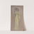 Study, Woman in yellow dress with brown veil over face by Edwin Austin Abbey