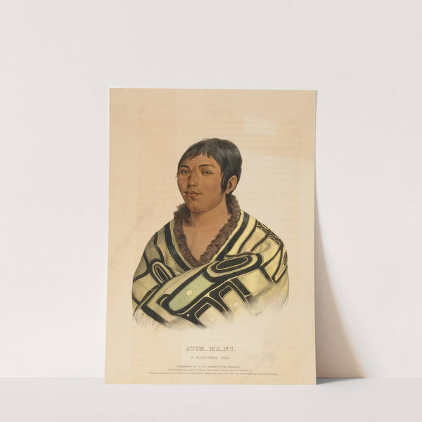 Stum-Ma-Nu, A Flat-Head Boy (1838) by Charles Bird King