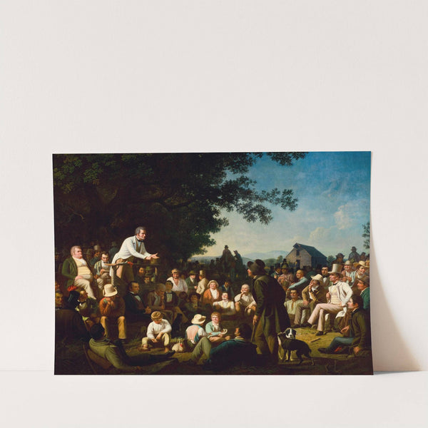 Stump Speaking by George Caleb Bingham
