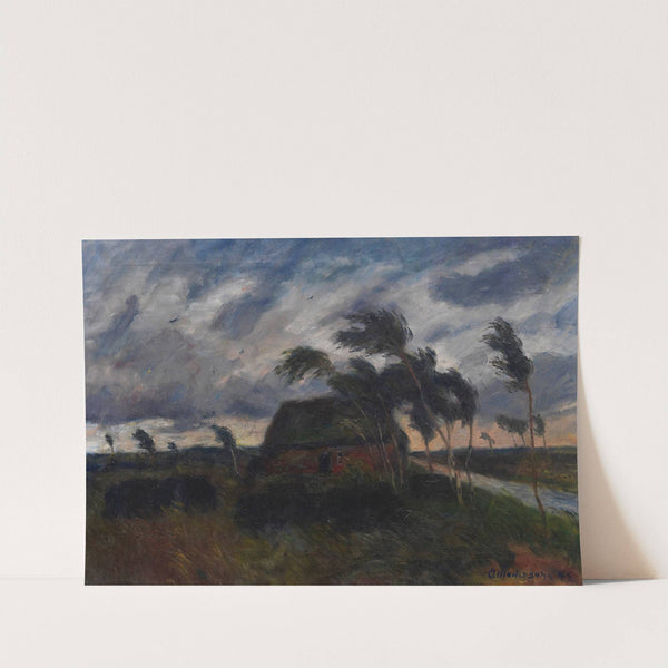 Sturm im Moor (1942) by Otto Modersohn