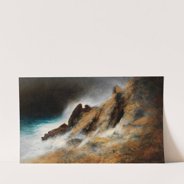 Stürmische Meeresbucht (1912) by Karl Wilhelm Diefenbach