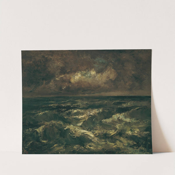 Stürmische See (Bewegte See) by Narcisse-Virgile Diaz de La Peña