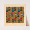 Stylized geometric floral design for printed textile (1800–1818)