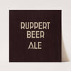 Stylized logo for Ruppert Beer (1935) by Winold Reiss