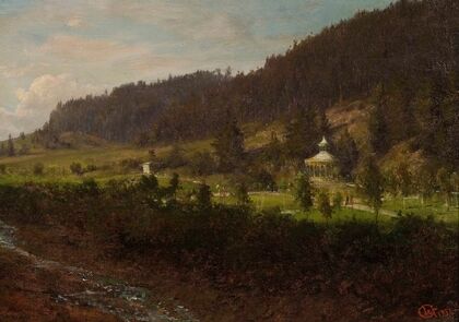 Submontane landscape