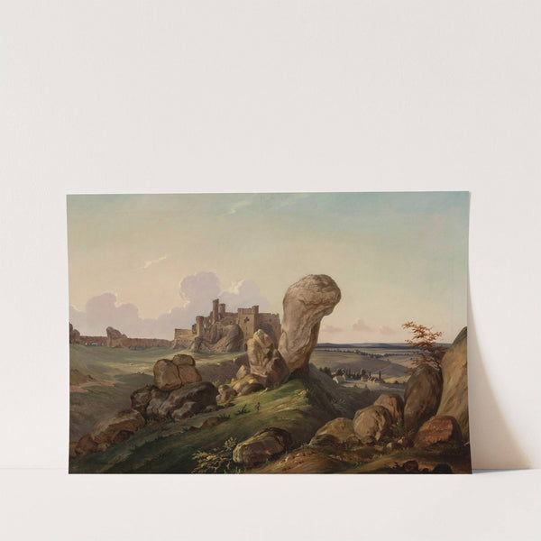 Submontane landscape – Ogrodzieniec by Jan Nepomucen Glowacki