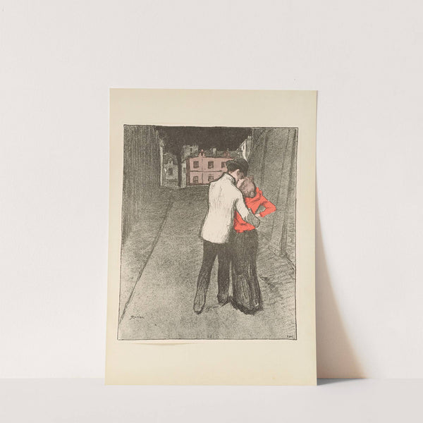 Suburban Love (1912) by Théophile Alexandre Steinlen