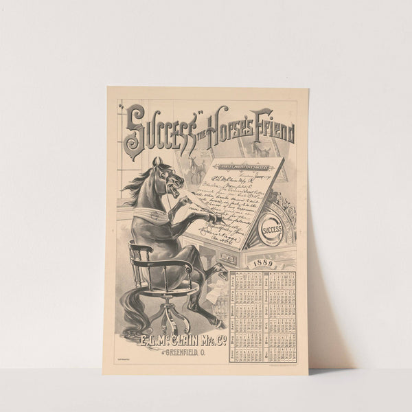 ‘Success’ the horse’s friend (1888) by Henderson-Achert Litho. Co.