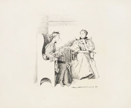 Such vile, uncharitable gossip, and you hadn’t heard it! Not till I met you (1896) — size preview