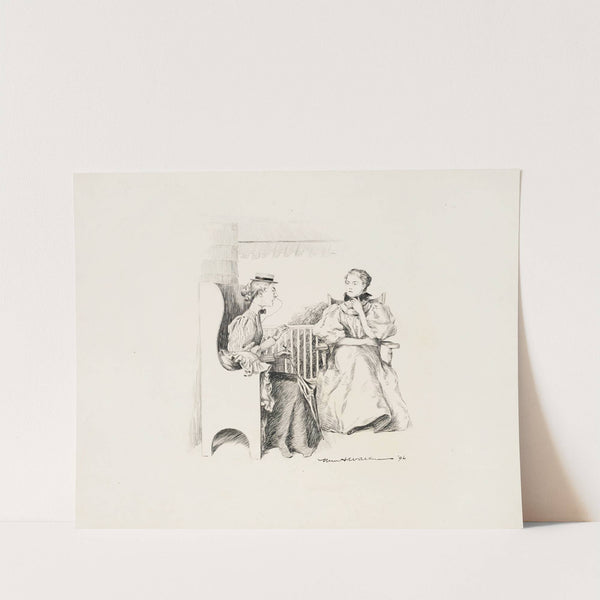 Such vile, uncharitable gossip, and you hadn’t heard it! Not till I met you (1896) by William Henry Walker