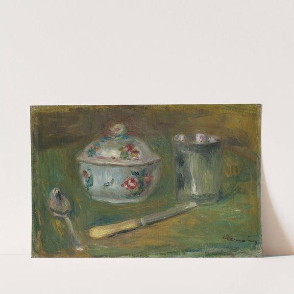 Sucrier, gobelet, cuillère et couteau by Pierre-Auguste Renoir