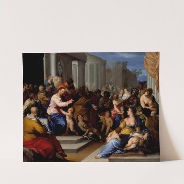 Suffer Little Children to Come Unto Me by Hans Rottenhammer