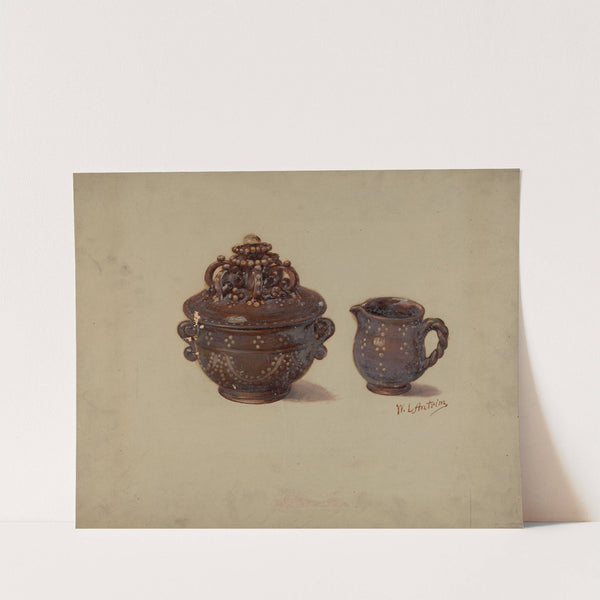 Sugar Bowl and Creamer by William L. Antrim