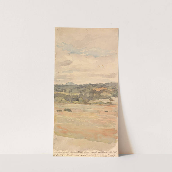 Sugar-Loaf Mountain, From North Window, Col. J. Monroe’s. Oak-Field Landon Co. Va. June 12th 1829 (1829) by Thomas Sully