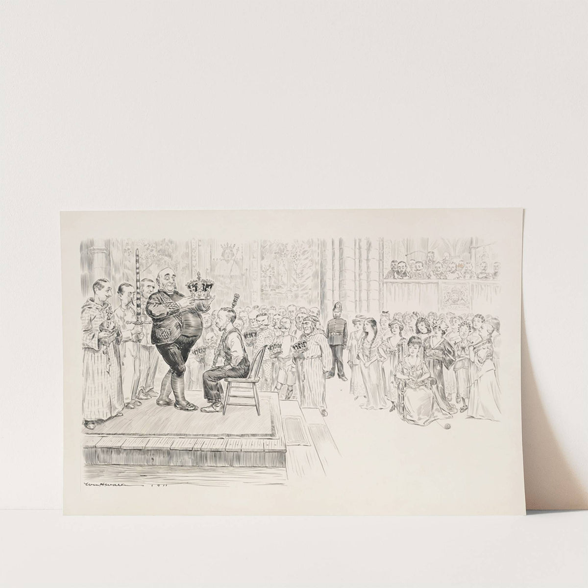 Suggestion for a simpler coronation (1911) by William Henry Walker