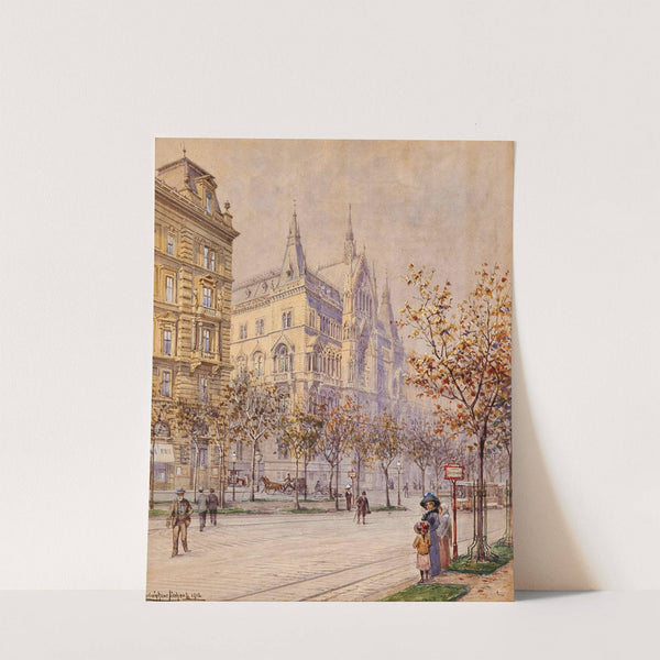 Sühnhaus in Schottenring at Vienna Ringstraße by Ludwig Hans Fischer