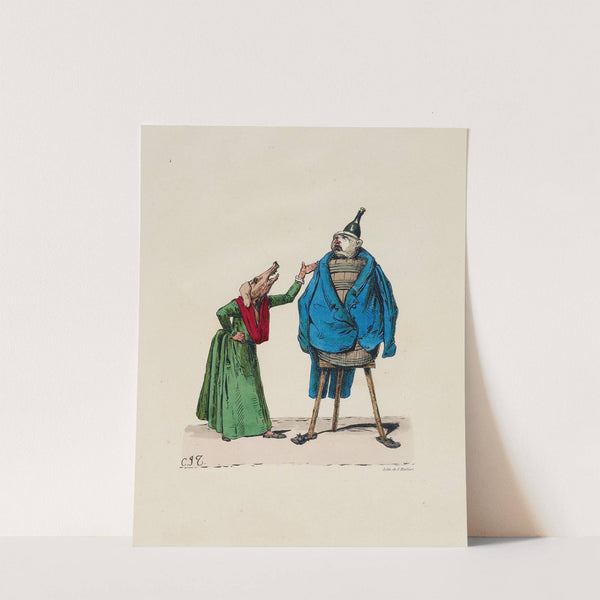 Suite funeste de la boisson by Charles-Joseph Traviès de Villers