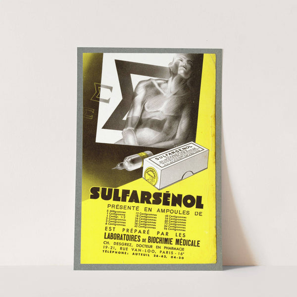 Sulfarsénol (1910-1950) by Laboratoires de biochimie médicale