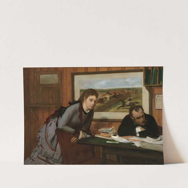 Sulking (ca. 1870) by Edgar Degas